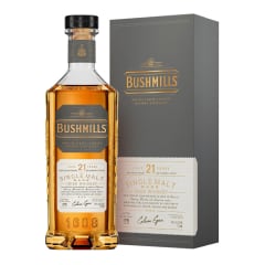 Whisky Bushmills 21 Años. Single Malt.