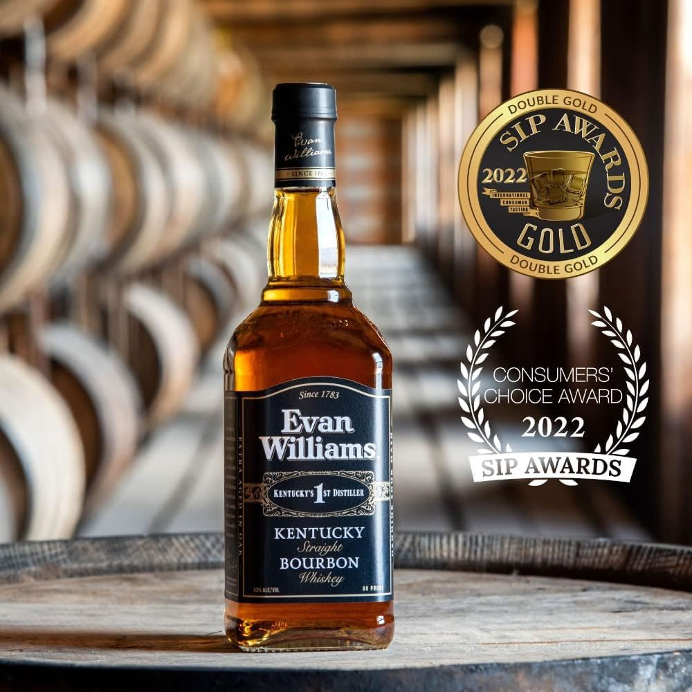 Whisky Evan Williams Black Label 8 Años. American Whiskey2