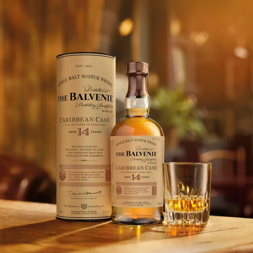 Whisky The Balvenie 14 Y Caribean Cask, Speyside Whisky1