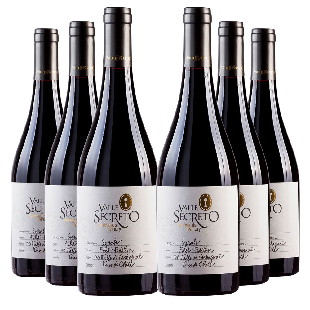 6 Vinos Valle Secreto First Edition Syrah1