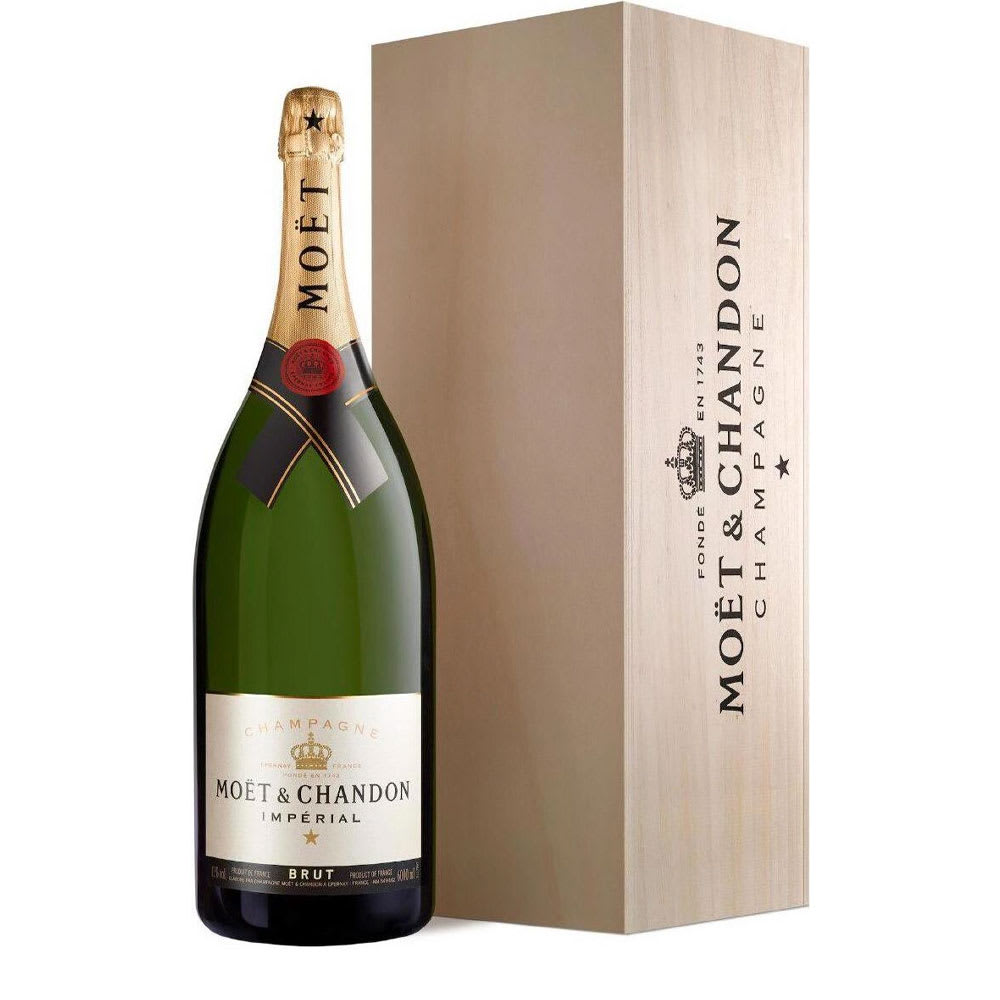 Champagne Moet Chandon Brut Imperial Wooden Case 6000 ml1