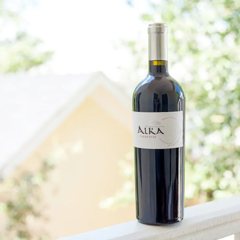 Vino Hacienda Araucano Lurton, Alka, Carmenere2