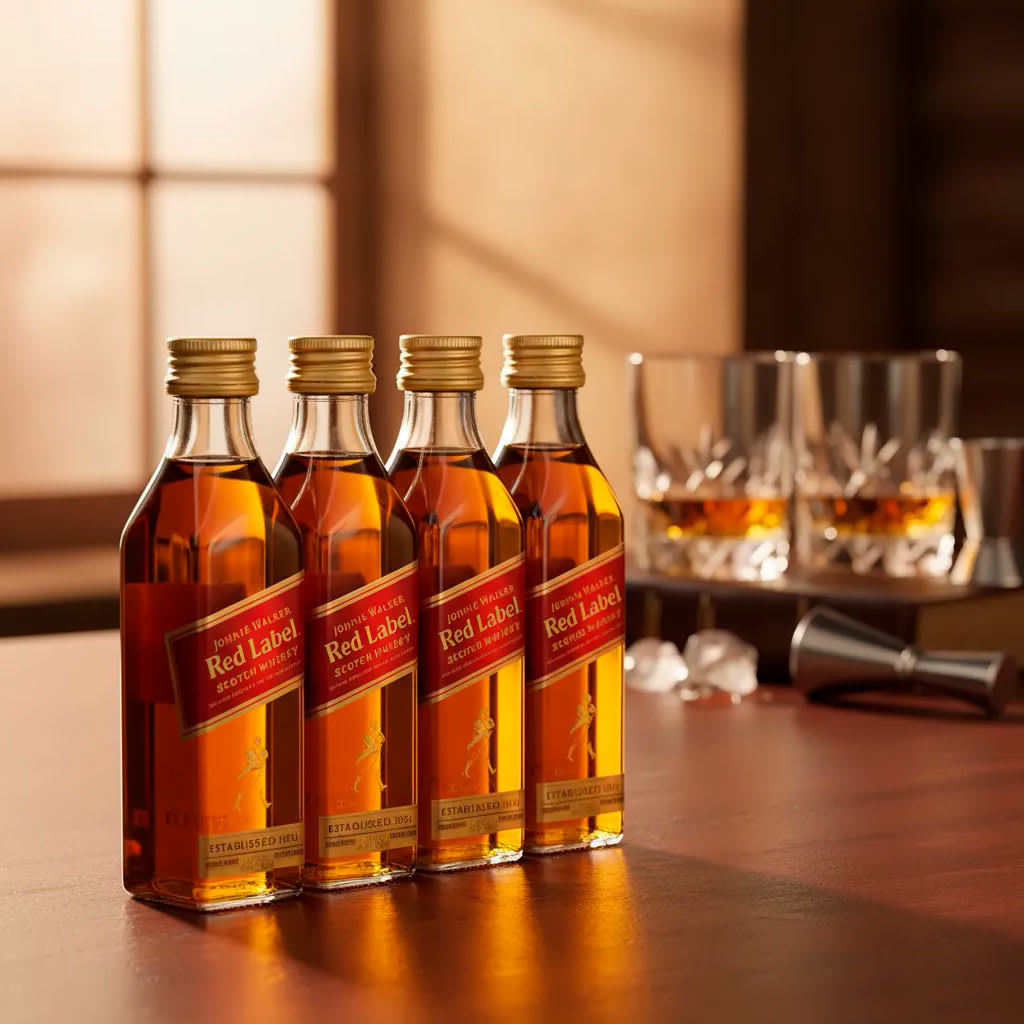 Miniaturas 192 Whisky Johnnie Walker Red Label, Scotch Whisky2