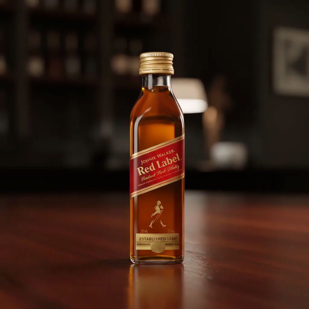 Miniaturas 192 Whisky Johnnie Walker Red Label, Scotch Whisky3