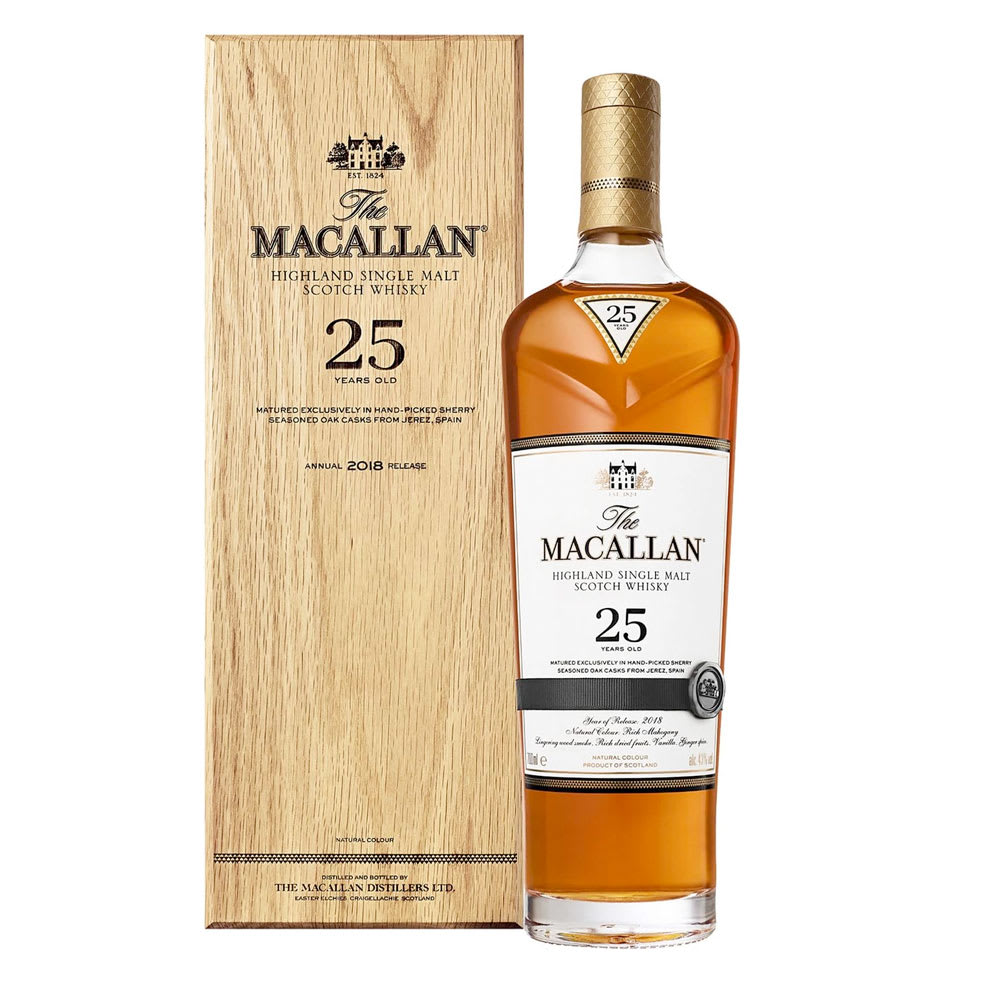 Whisky The Macallan Sherry Oak  25 años1