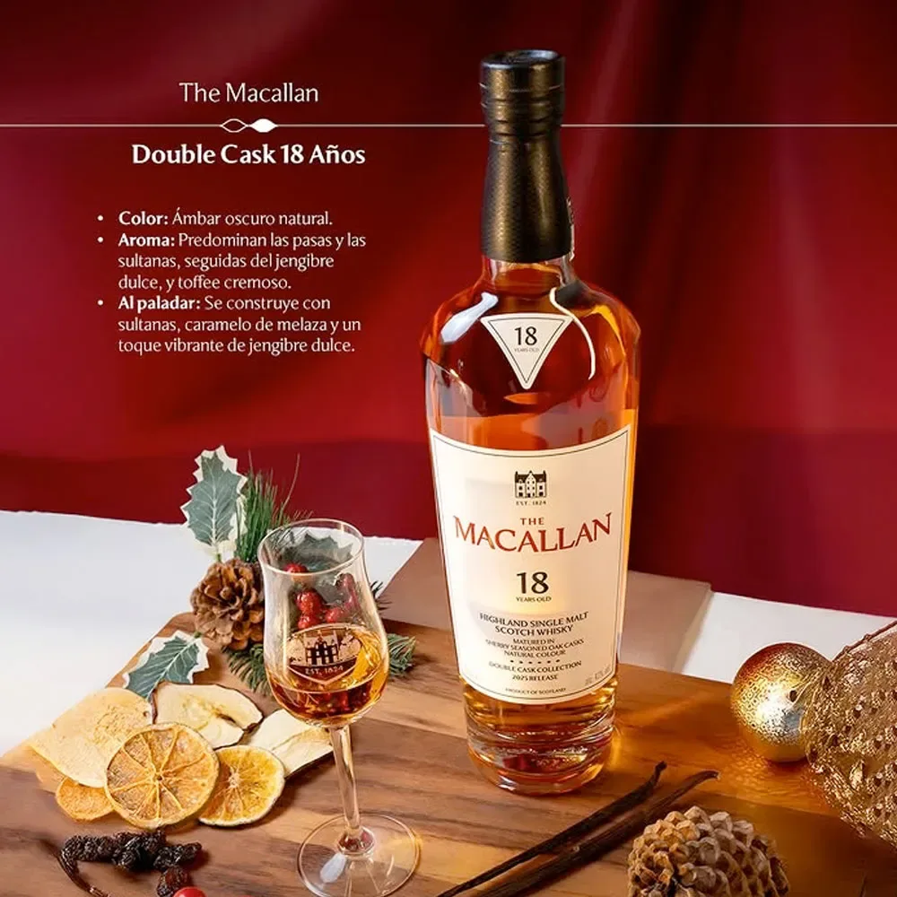 Whisky The Macallan 18 años Double Cask. Scotch Whisky Speyside2