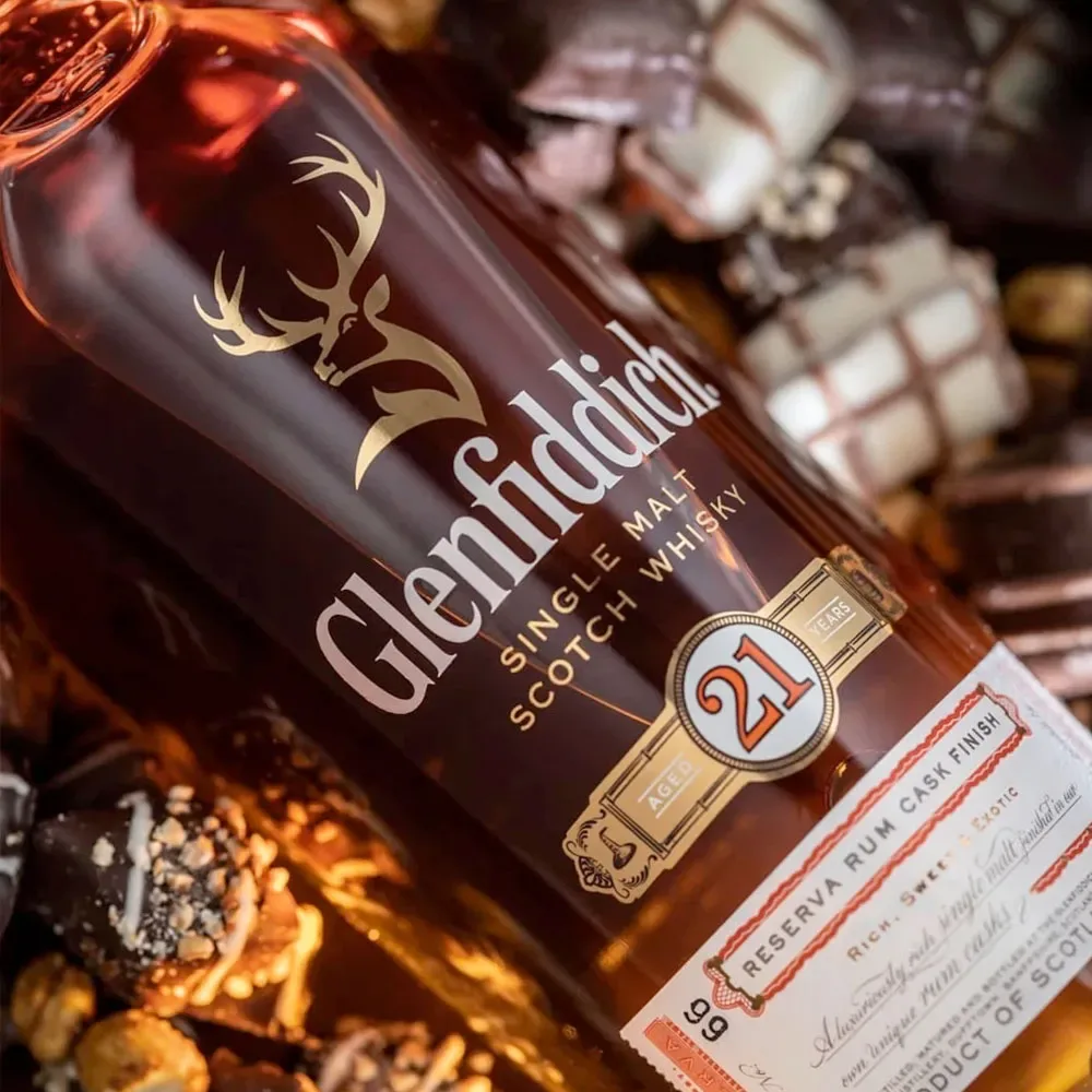 Whisky Glenfiddich 21 Años. Reserva Rum Cask Finish, Spydeside2