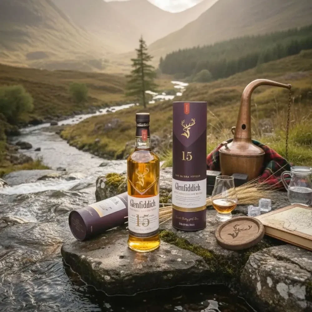 Whisky Glenfiddich 15 Años. Solera Reserve, Spydeside2