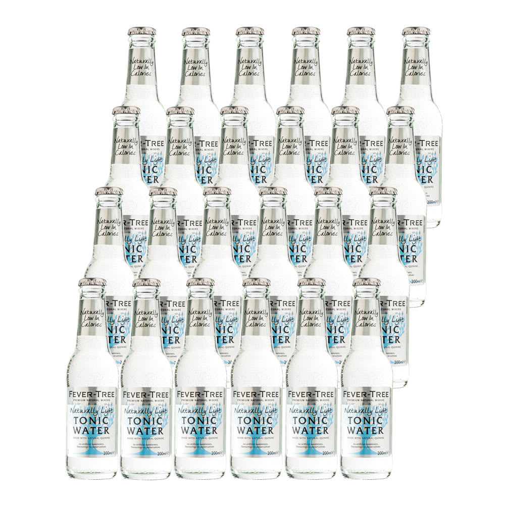 24 Aguas Tonica Fever Tree Naturelly Ligth Tonic Water, Sin alcohol1