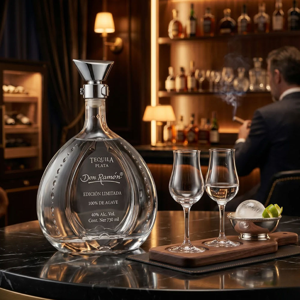 Tequila Don Ramón Edición Especial Swarovski Plata4