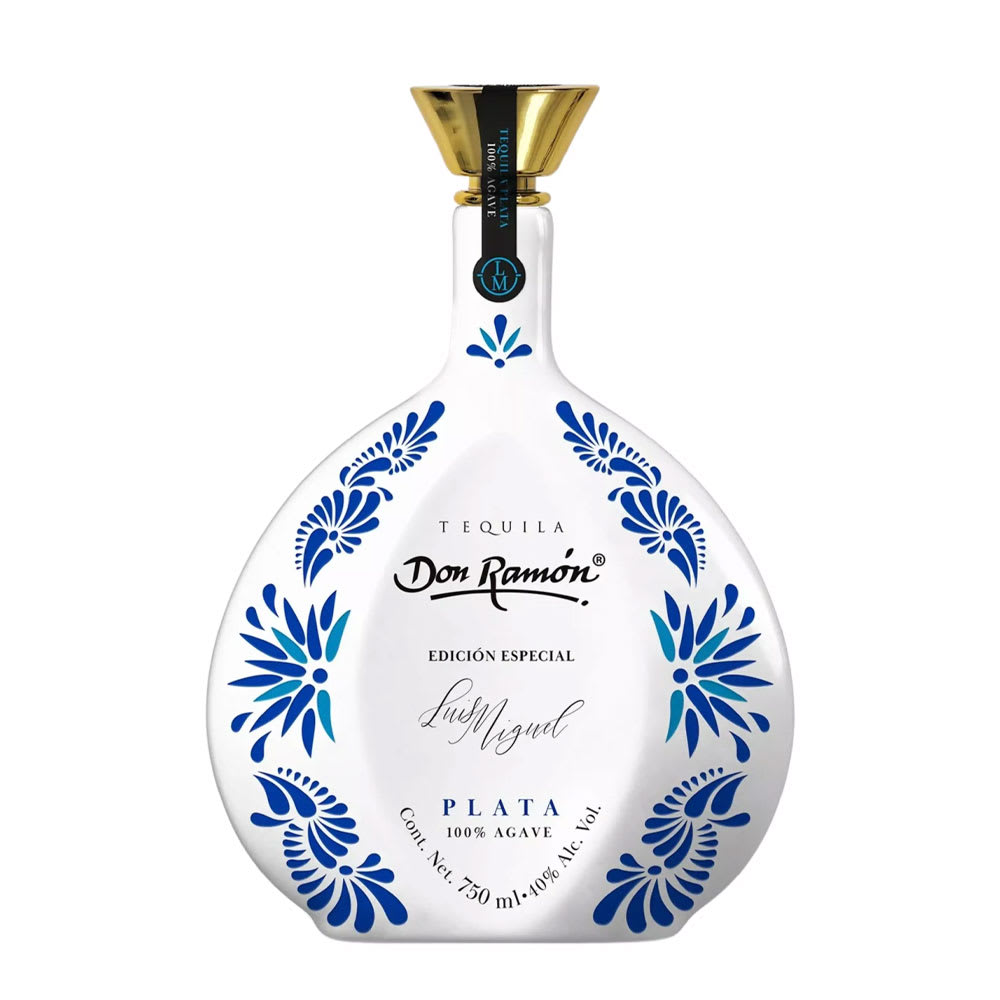 Tequila Don Ramón Plata Colección Cerámica Edición Especial Luis Miguel2