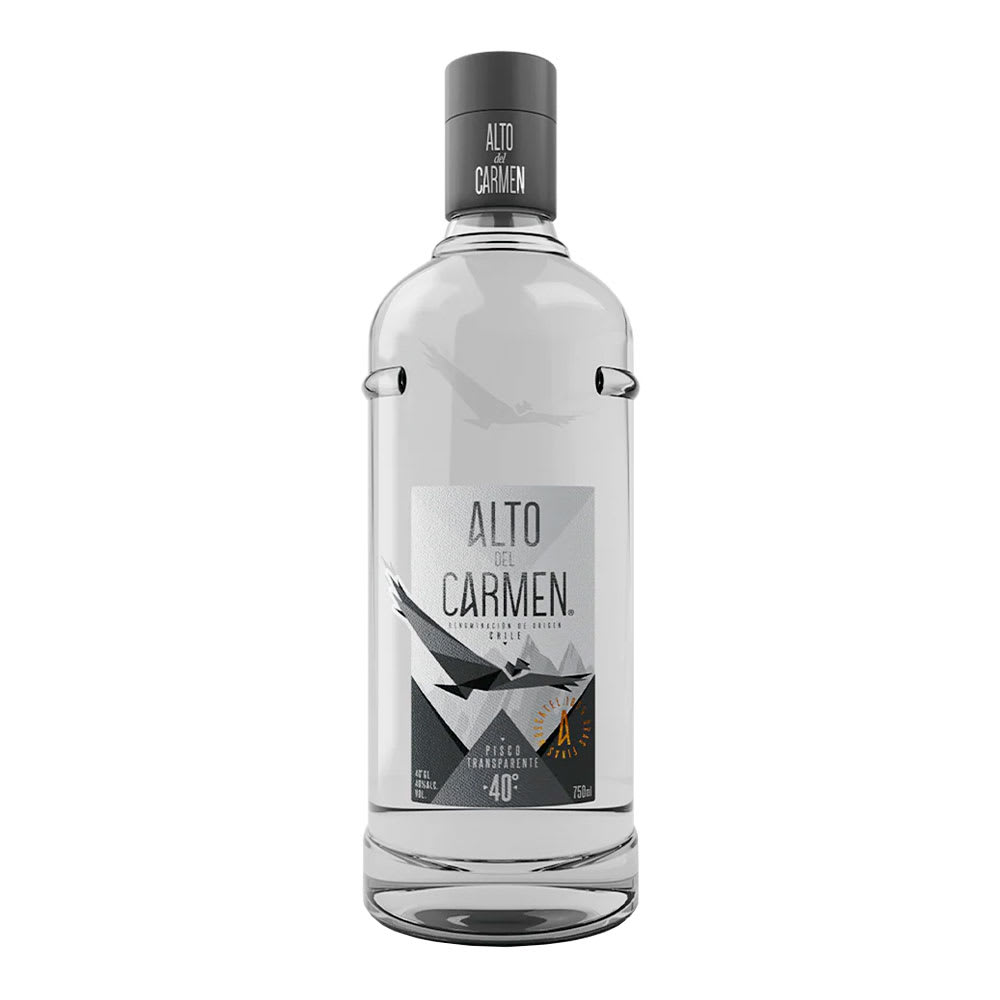 Pisco Alto Del Carmen 40° Transparente1