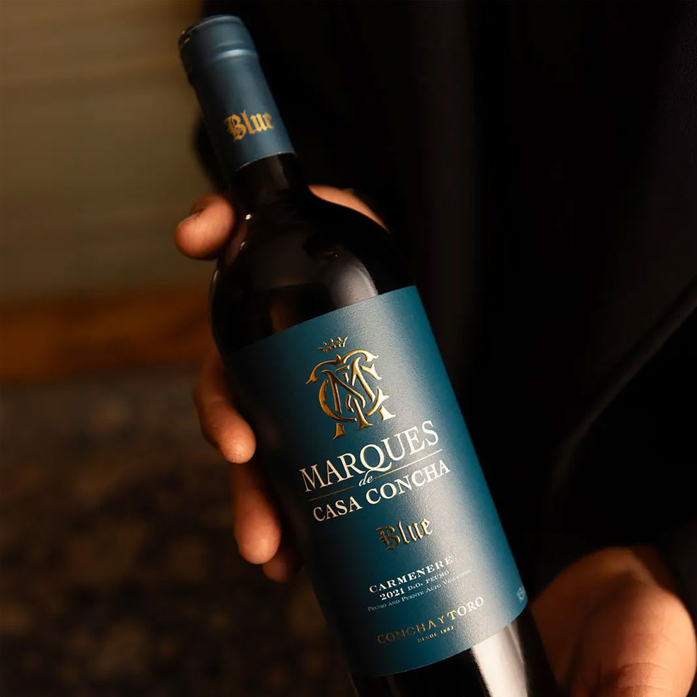 Vino Marques de Casa Concha Blue Carmenere.2