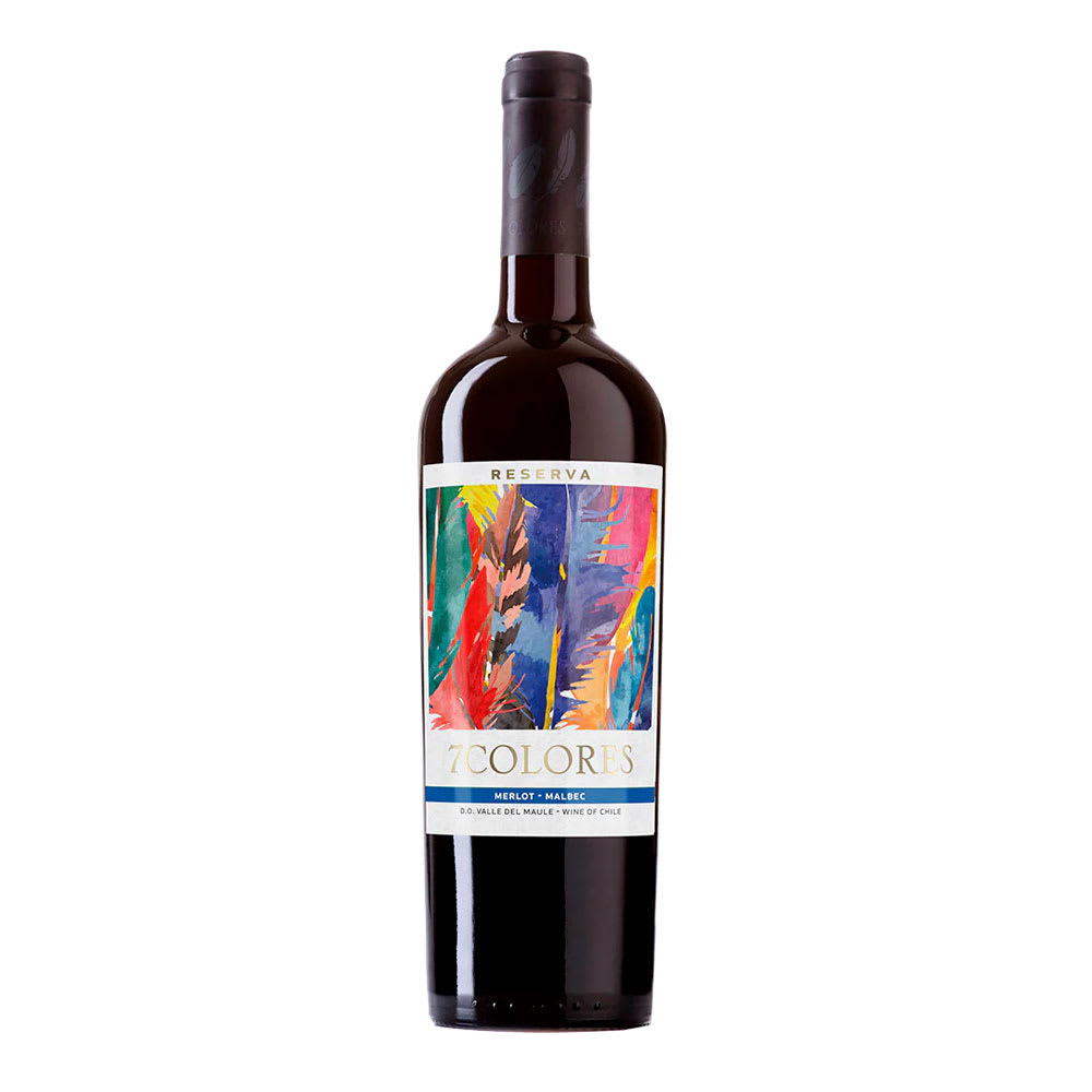 Vino 7 Colores Reserva Merlot - Malbec1