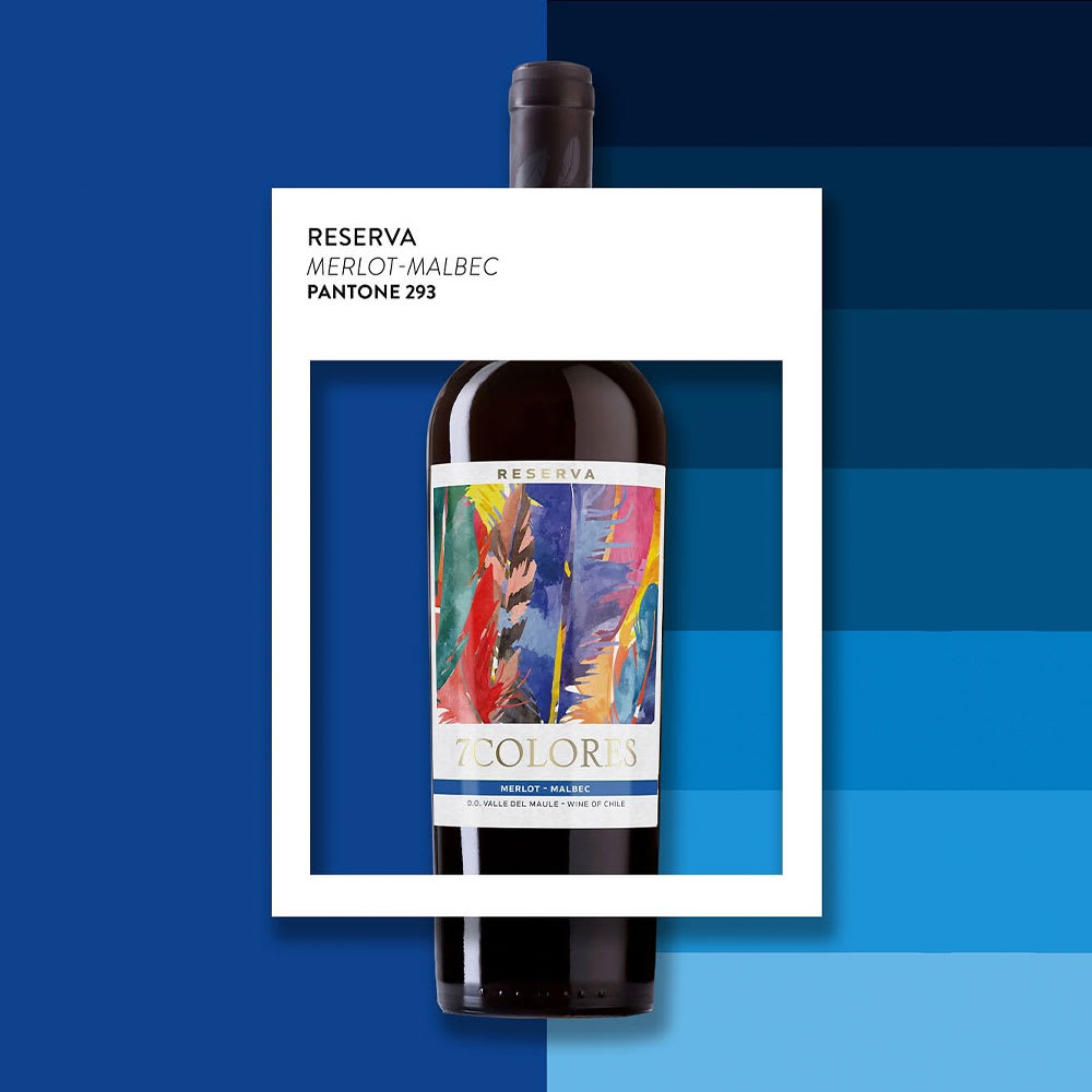 Vino 7 Colores Reserva Merlot - Malbec2