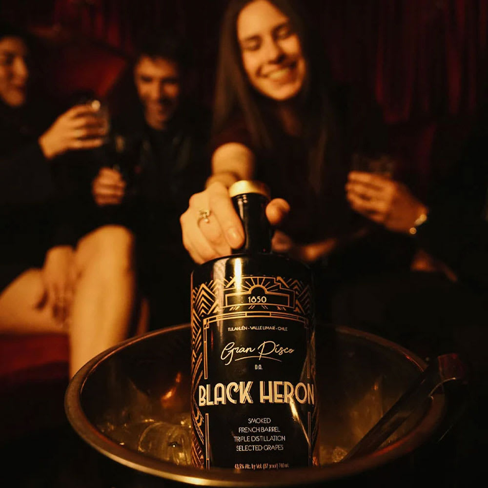 Pisco Black Heron Ahumado, Limari2