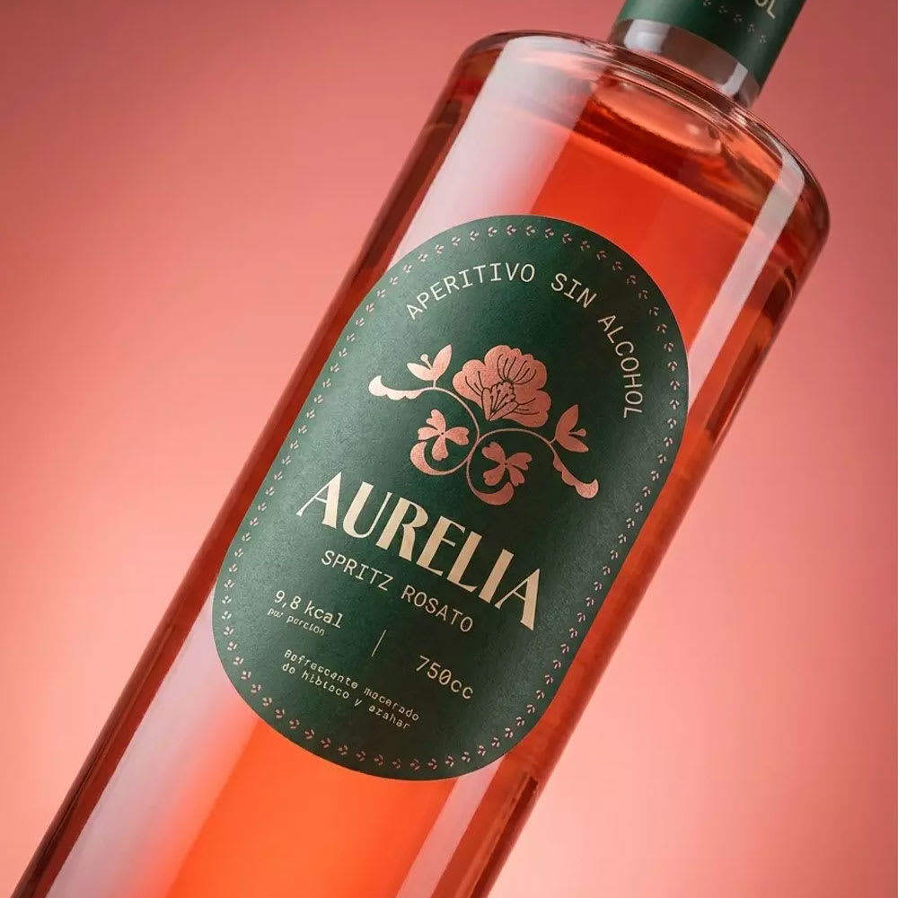 Aperitivo Desalcoholizado Aurelia Rosato.2