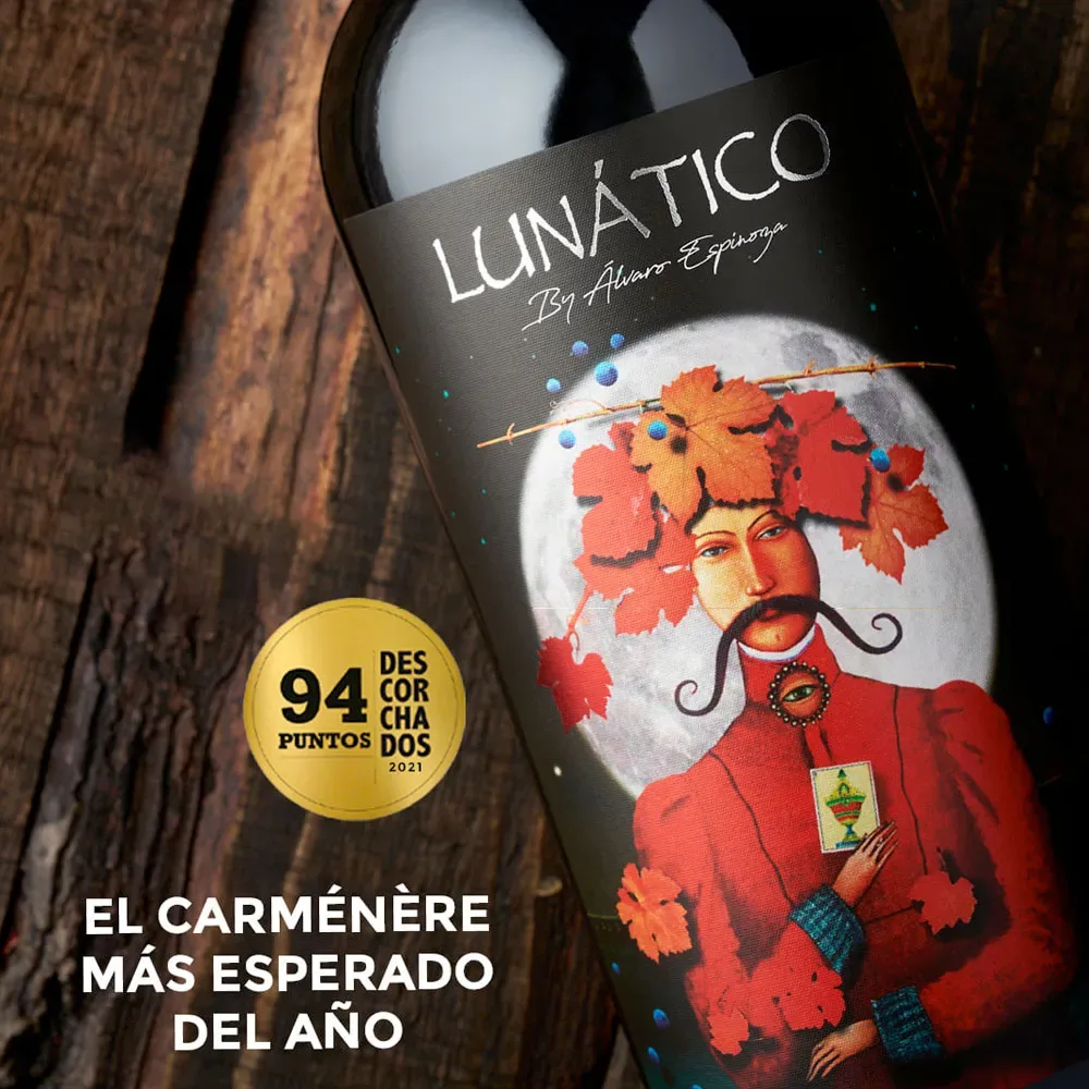 Vino Del Arte Antiyal Lunatico Blend Carmenere - Syrah1