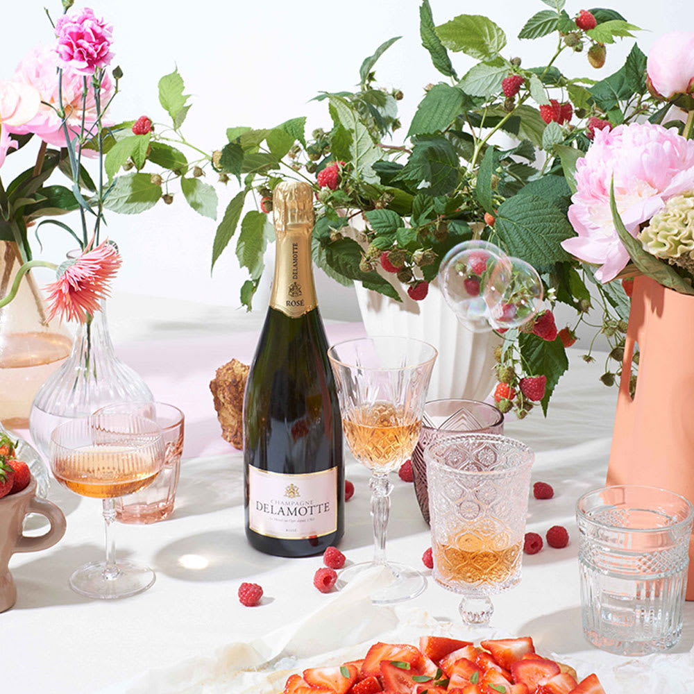 Champagne Delamotte Rose2