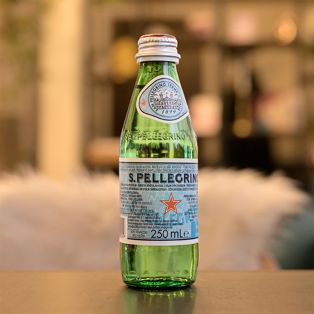 24 Agua San Pellegrino Gasificada 250ml, Vidrio3