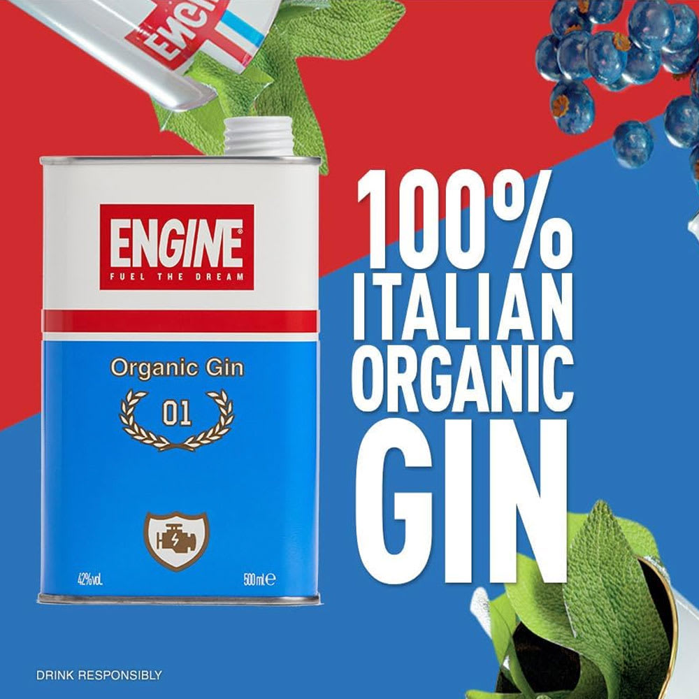 Gin Engine Orgánico, 5 botanicos4