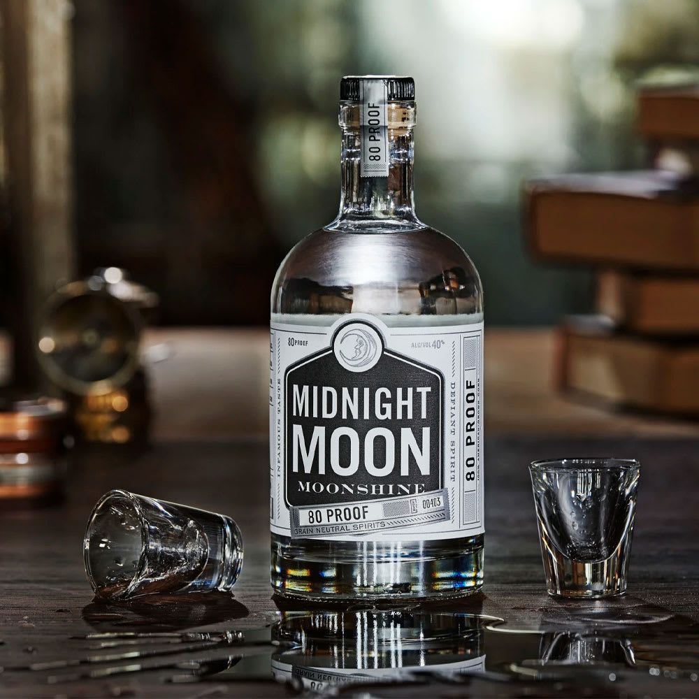 Whisky Midnight Moon Moonshine 80 Proof, Grain Neutral Spirits2