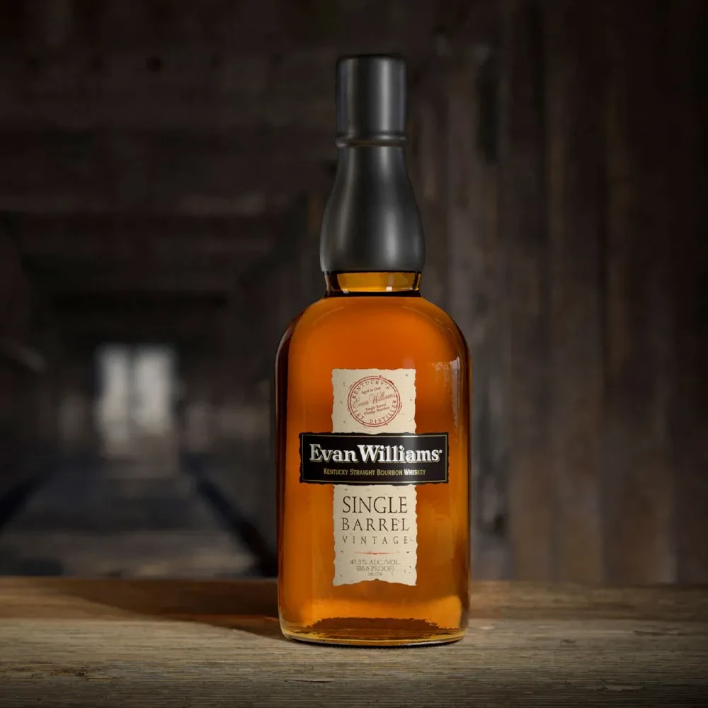 Whisky Evan Williams Single Barrel, American Whiskey2