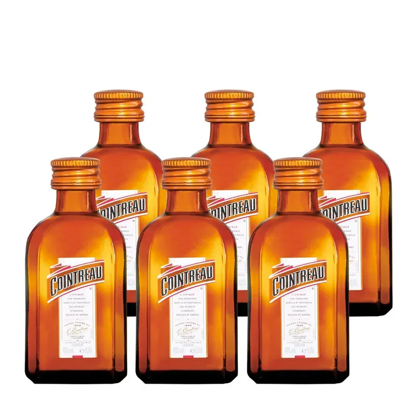 6 Miniatura Licor Cointreau, Naranja1