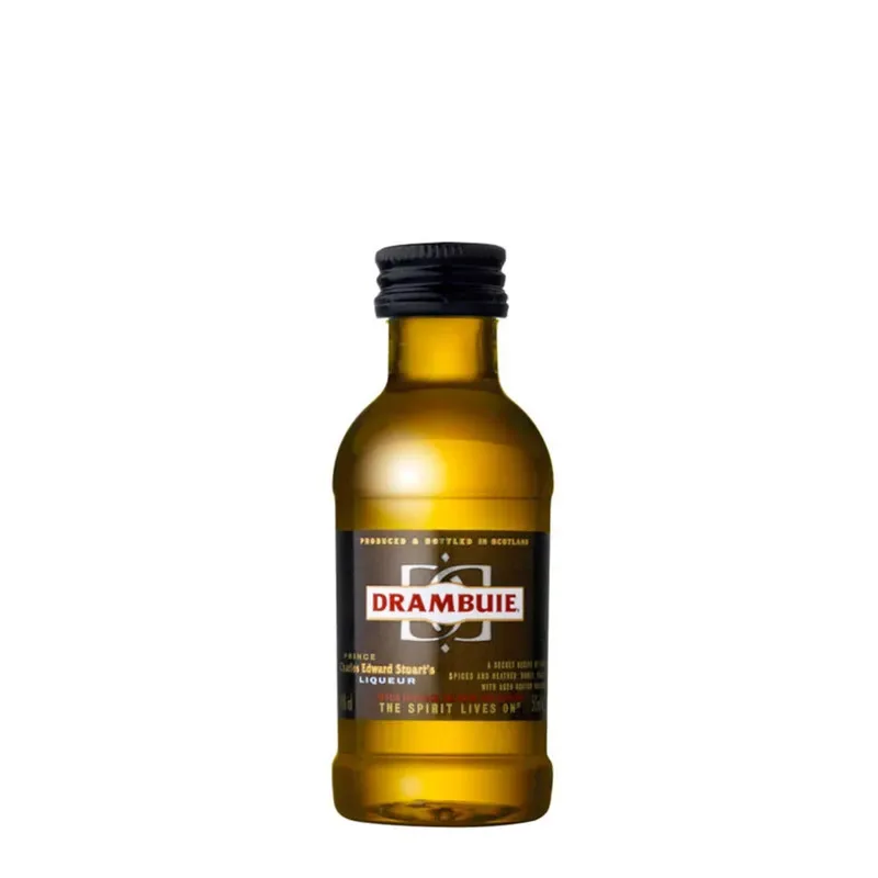 Miniatura Licor Drambuie Pet, Licor de Whisky1