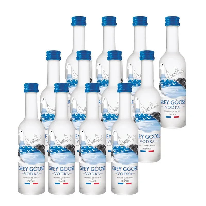 12 Miniaturas Vodka Grey Goose1