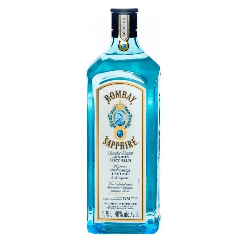 Gin Bombay Sapphire 1750ml. Magnum, Ingles1