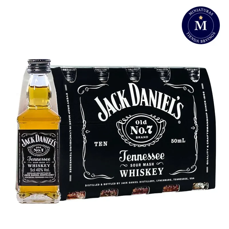 10 Miniaturas Whisky Jack Daniels Nº71