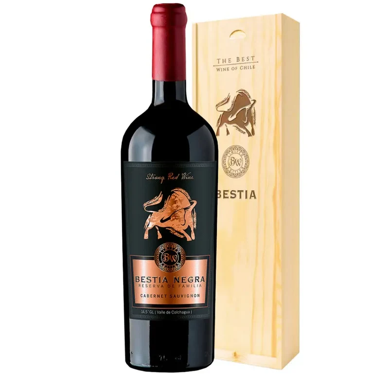 Vino Bestia Negra Reserva de familia Cabernet Sauvignon Doble Magnum1