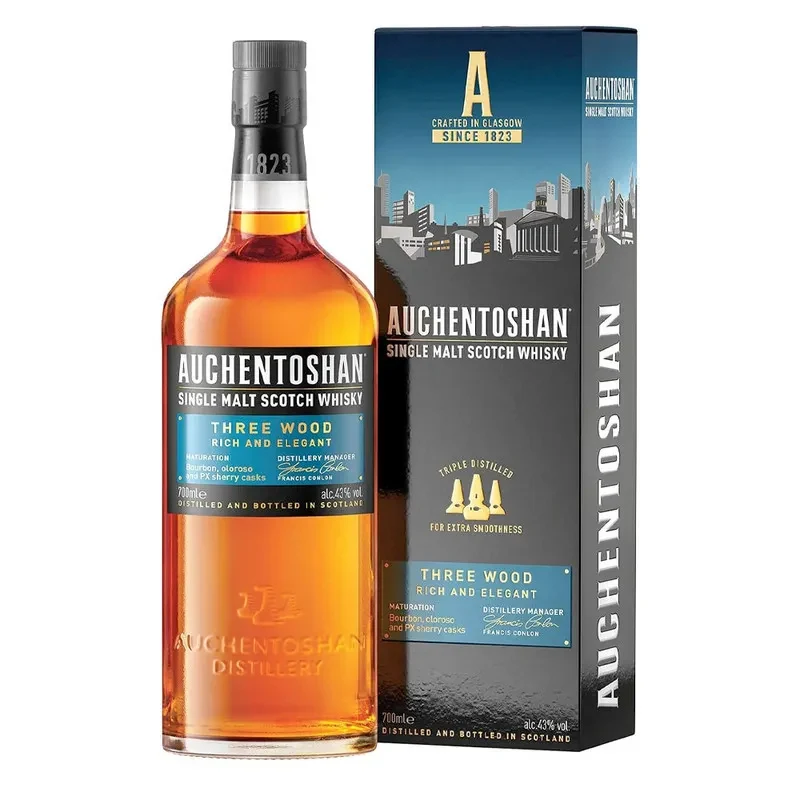 Whisky Auchentoshan Three Wood, Lowland Whisky2