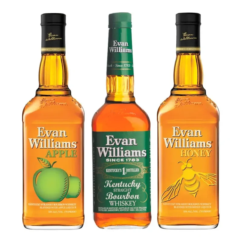 3 Whiskies Evan Williams (Apple+ Honey + Green)1