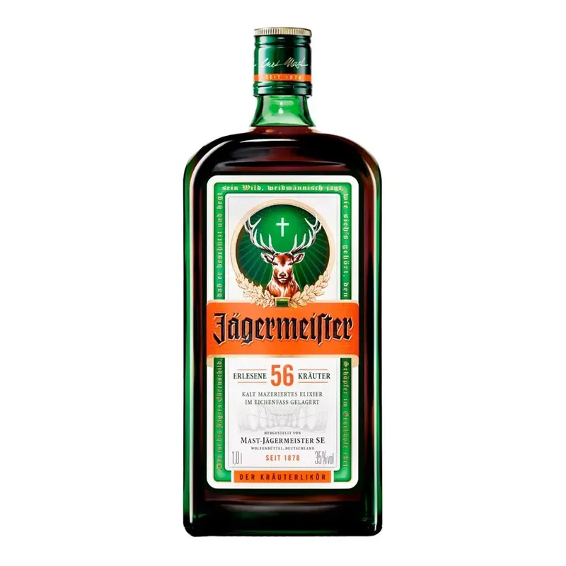 Licor Digestivo Jagermeister 1000ml.1