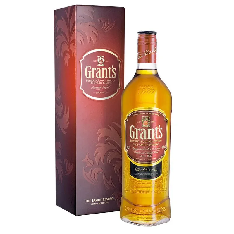 Whisky Grants, Family Reserve 6 años, Scotch Blended Whisky1