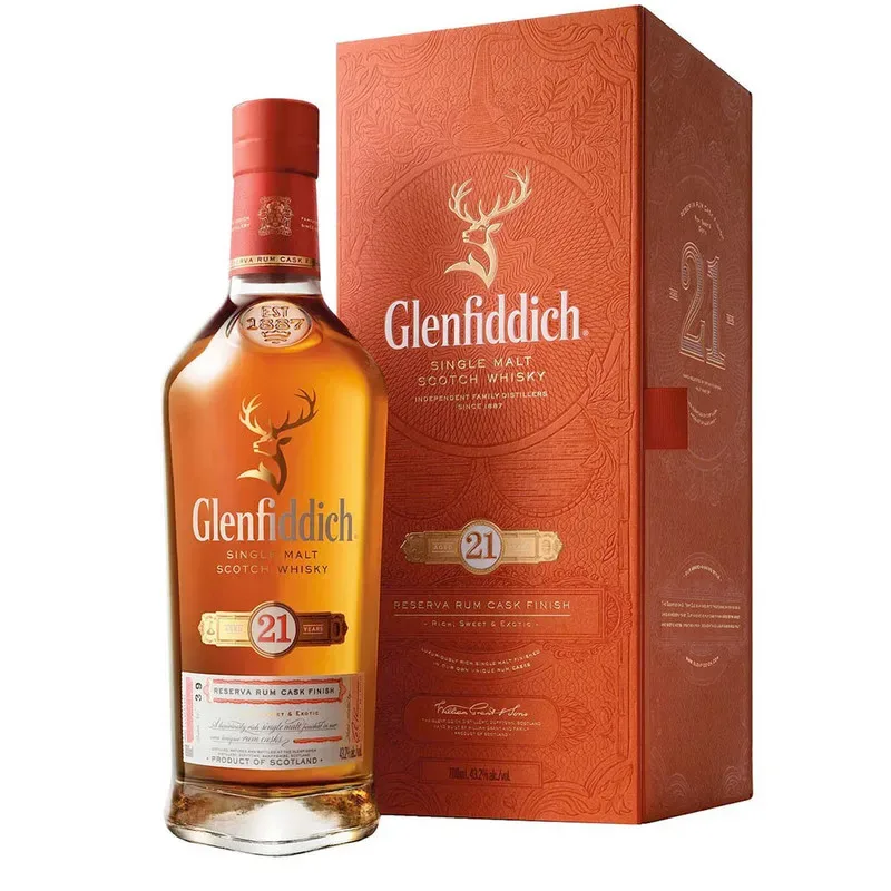 Whisky Glenfiddich 21 Años. Reserva Rum Cask Finish, Spydeside1