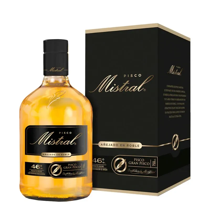 Pisco Mistral Añejado en Roble 46º , Elqui1