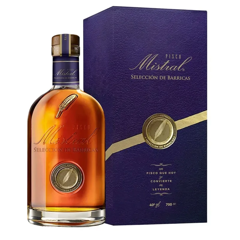 Pisco Mistral Nobel Seleccion de Barricas, Elqui1