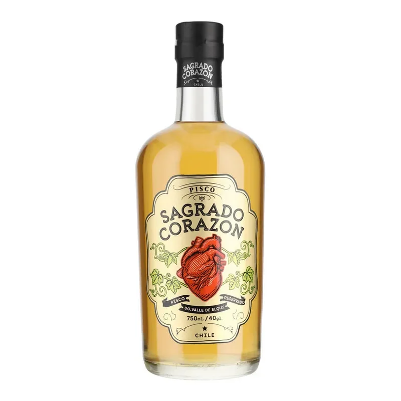 Pisco Sagrado Corazon Reservado 40º, Elqui1
