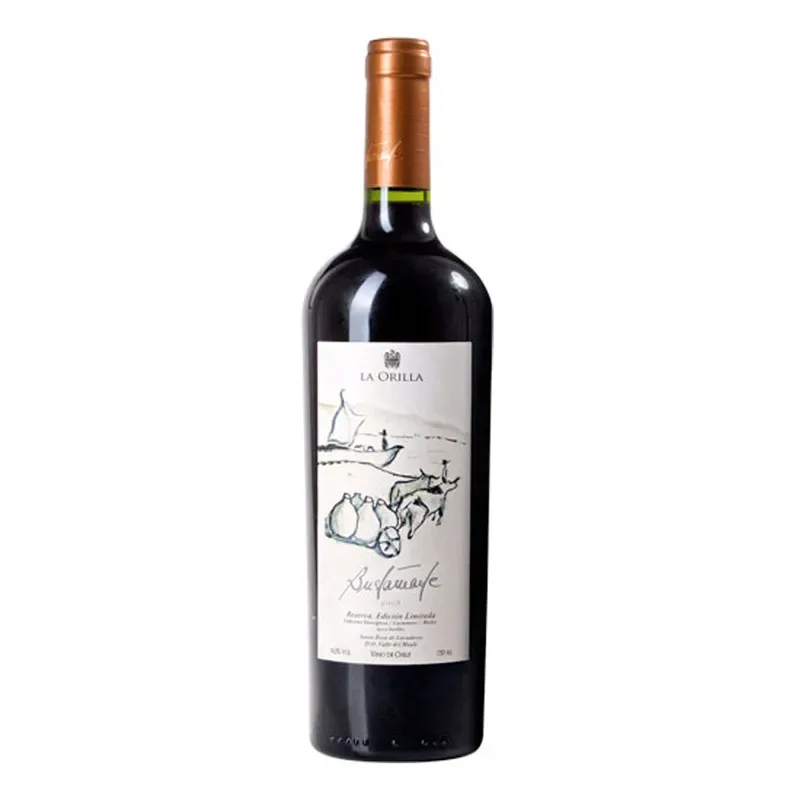 Vino Bustamante La Orilla, Reserva, Ensamblaje (CS /CA /ME)1