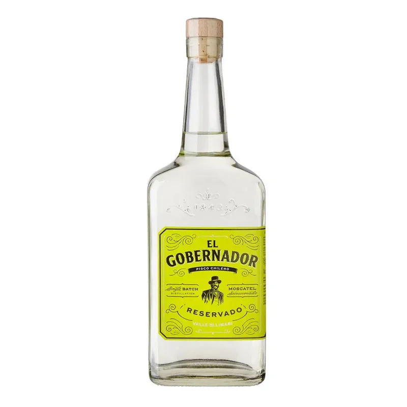 Pisco El Gobernador Reservado Transparente, Limari1
