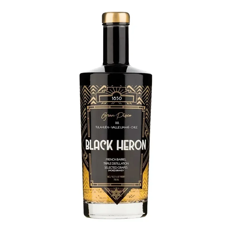 Pisco Black Heron Ahumado, Limari1