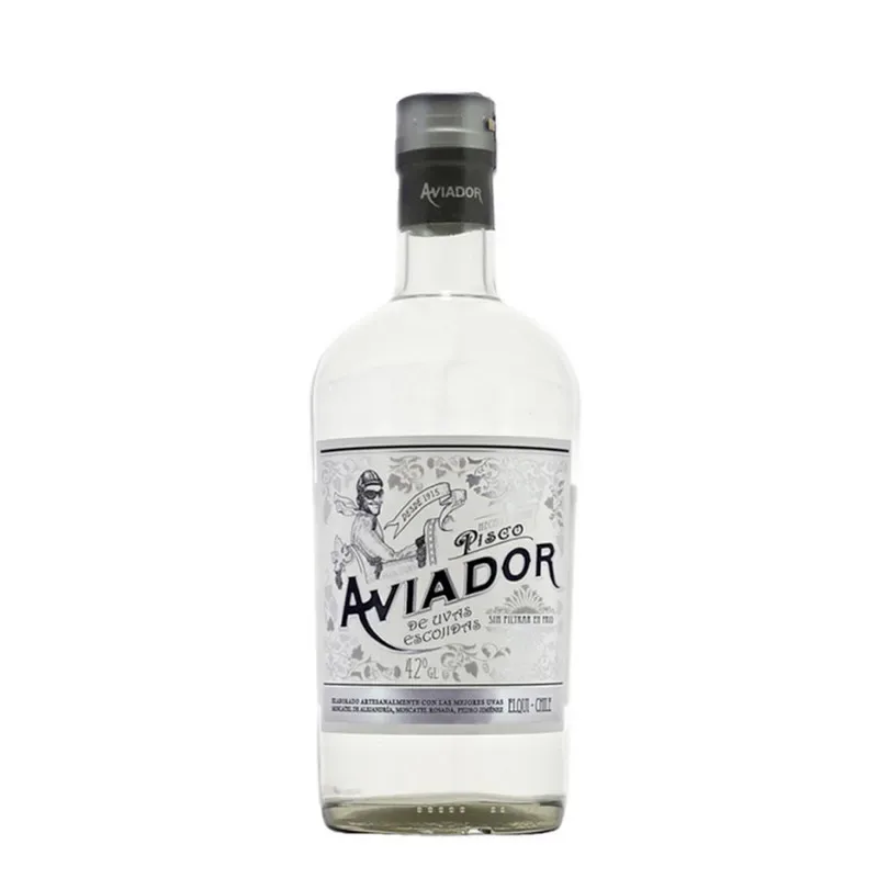 Pisco Aviador Reservado Transparente, Elqui1