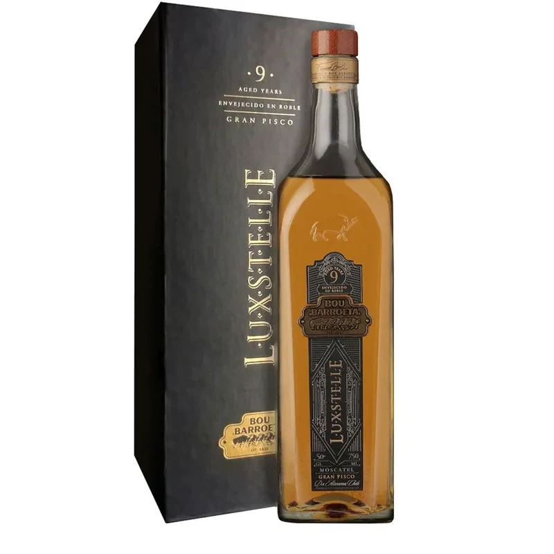 Pisco Bou Barroeta Luxstelle Gran Pisco, 9 años, Atacama1
