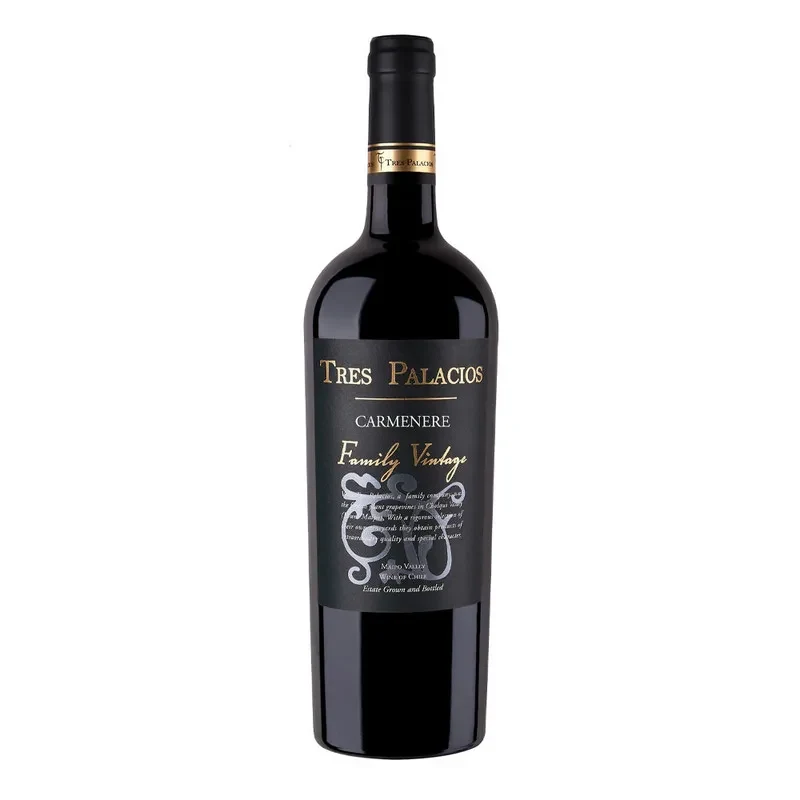 Vino Tres Palacios, Family Vintage, Gran Reserva, Carmenere1