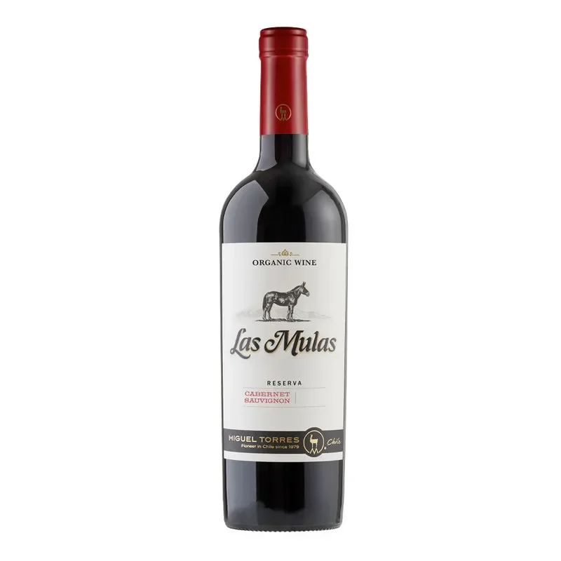Vino Miguel Torres Las Mulas, Cabernet Sauvignon, Uvas organicas1