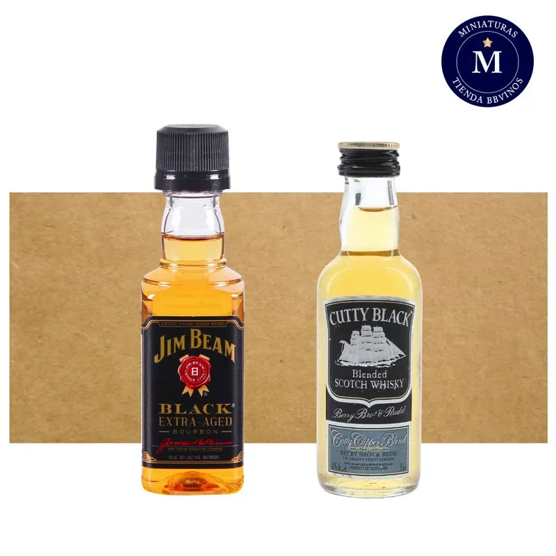 Mix Miniaturas Cutty Black & Jim Beam1