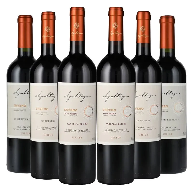Mix 6 Vinos Apaltagua Gran Reserva Envero1